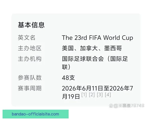 美加墨三国联合举办世界杯2026赛事全景解读与期待